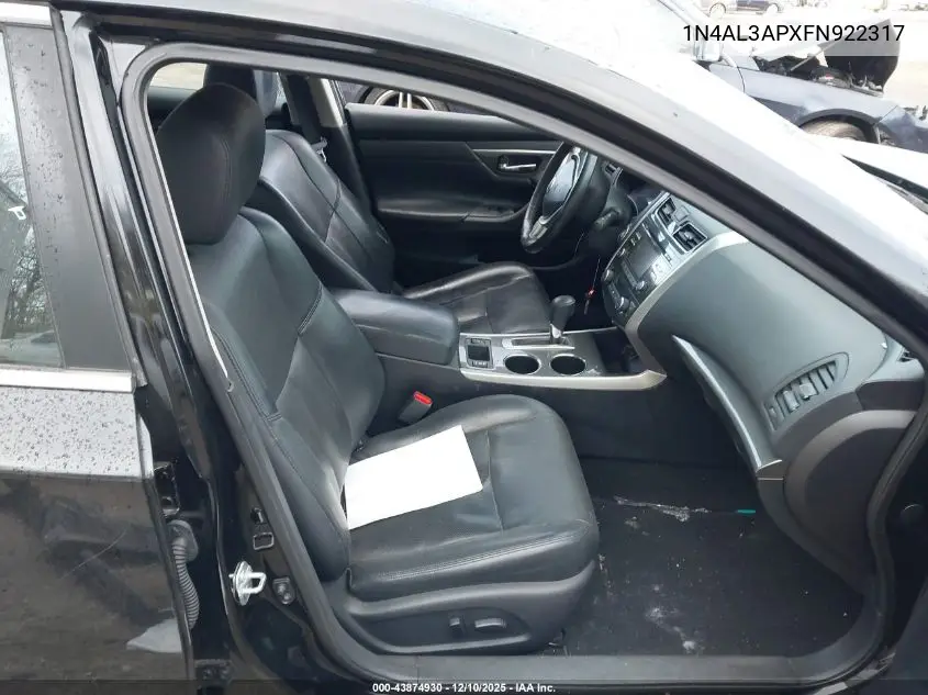 1N4AL3APXFN922317 2015 Nissan Altima 2.5 Sl