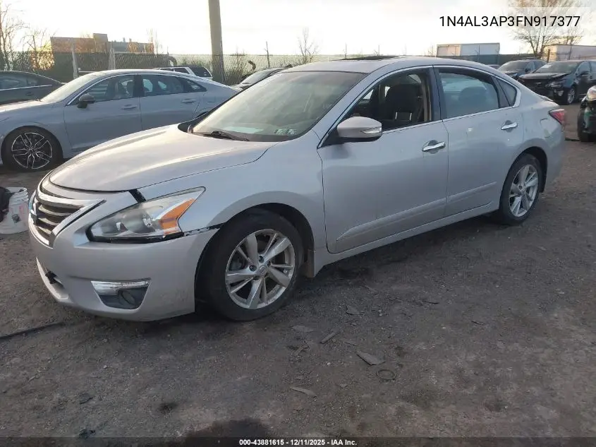 1N4AL3AP3FN917377 2015 Nissan Altima 2.5 Sl