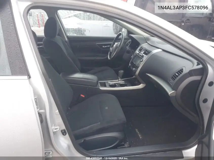 1N4AL3AP3FC578096 2015 Nissan Altima 2.5 Sv