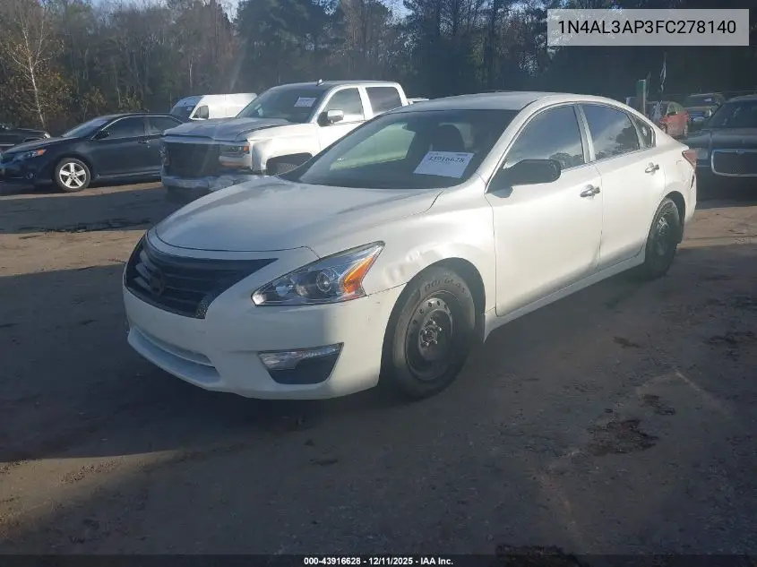 1N4AL3AP3FC278140 2015 Nissan Altima 2.5 S