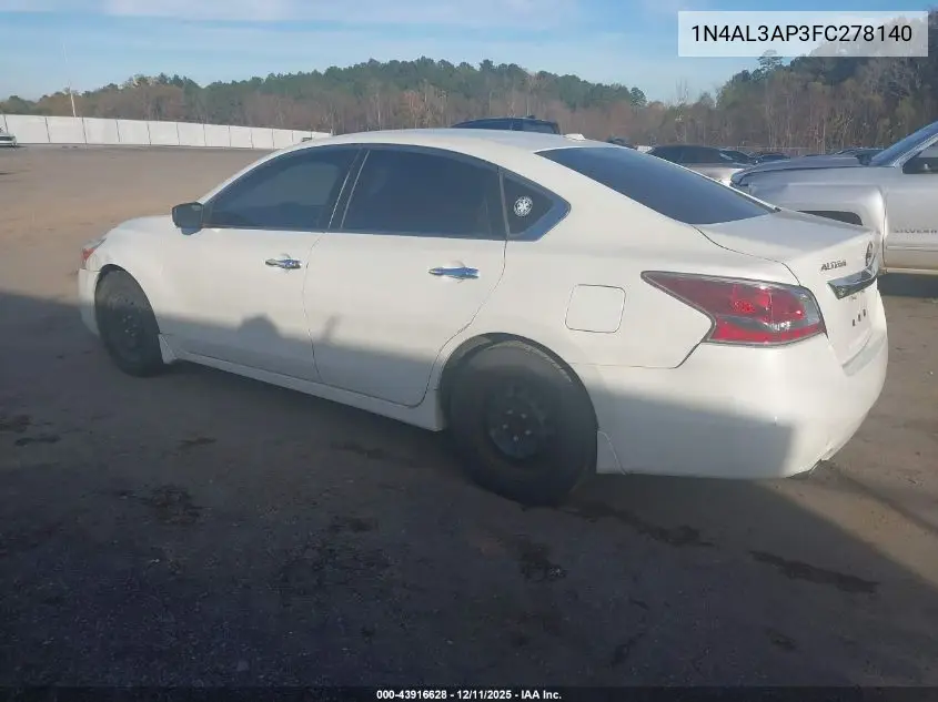 1N4AL3AP3FC278140 2015 Nissan Altima 2.5 S