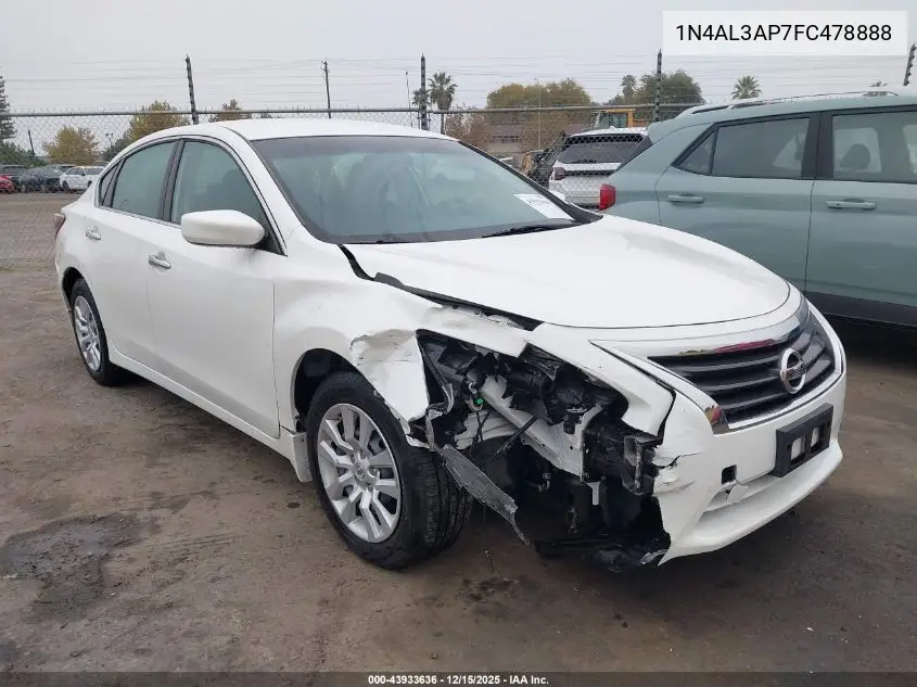 1N4AL3AP7FC478888 2015 Nissan Altima 2.5 S