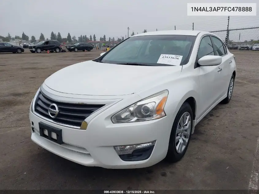 1N4AL3AP7FC478888 2015 Nissan Altima 2.5 S