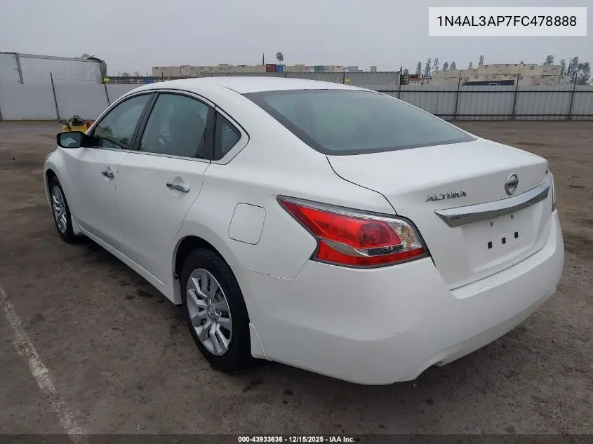 1N4AL3AP7FC478888 2015 Nissan Altima 2.5 S