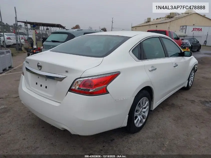 1N4AL3AP7FC478888 2015 Nissan Altima 2.5 S