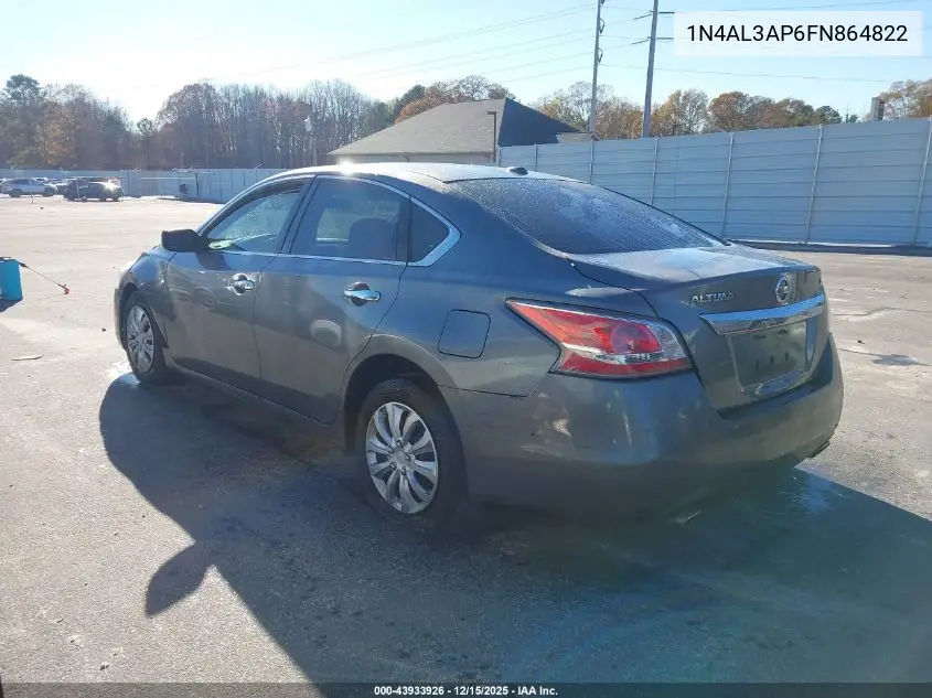 1N4AL3AP6FN864822 2015 Nissan Altima 2.5/2.5 S/2.5 Sl/2.5 Sv