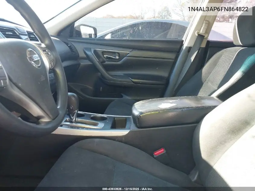 1N4AL3AP6FN864822 2015 Nissan Altima 2.5/2.5 S/2.5 Sl/2.5 Sv