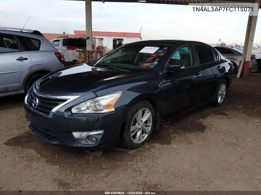 1N4AL3AP7FC115071 2015 Nissan Altima 2.5 Sv