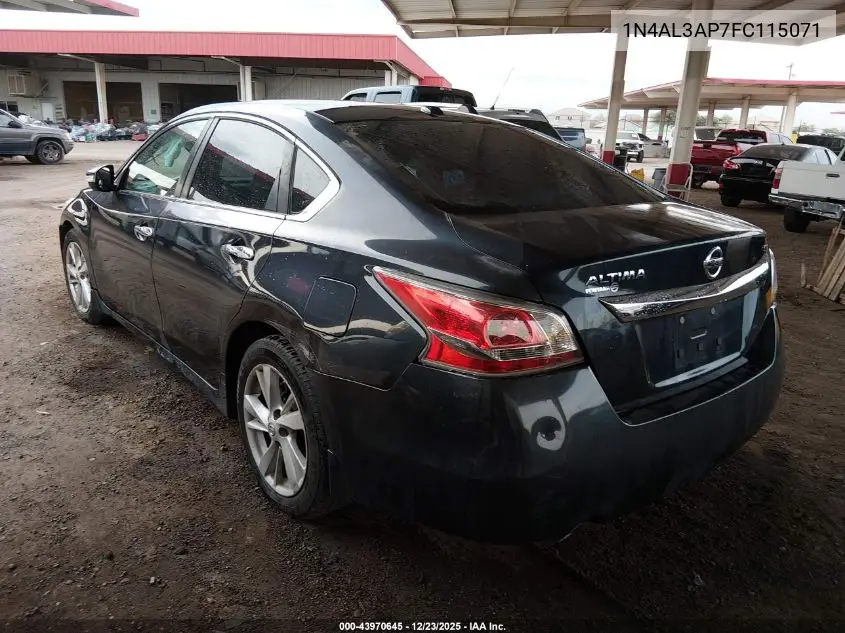 1N4AL3AP7FC115071 2015 Nissan Altima 2.5 Sv