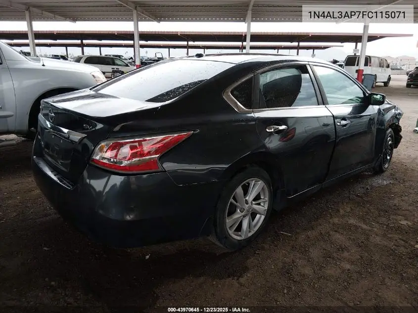 1N4AL3AP7FC115071 2015 Nissan Altima 2.5 Sv