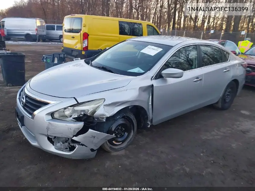 1N4AL3AP3FC136399 2015 Nissan Altima 2.5 S