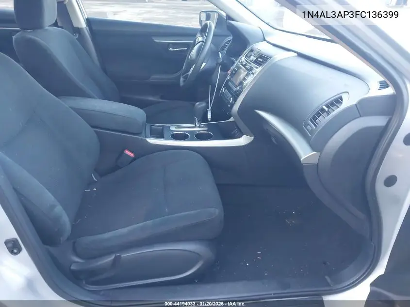 1N4AL3AP3FC136399 2015 Nissan Altima 2.5 S