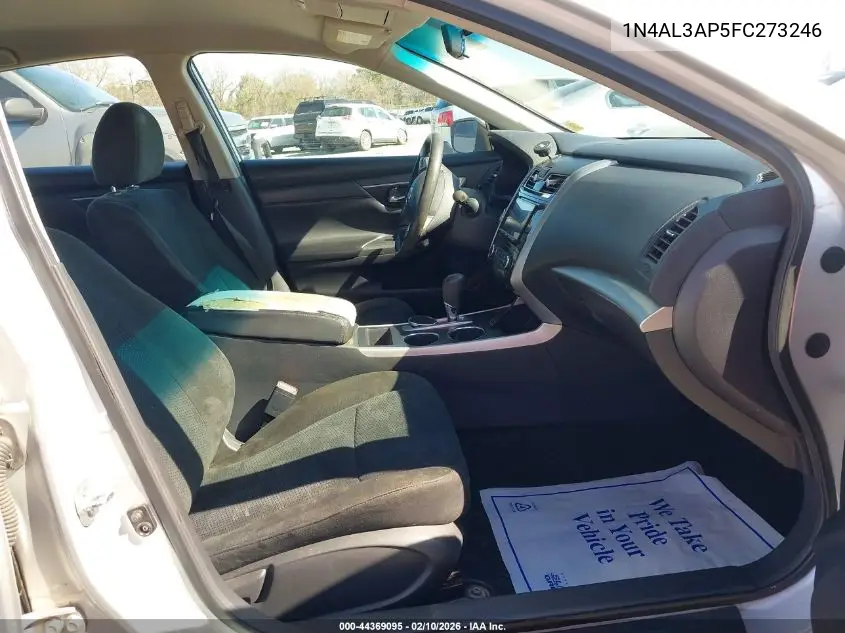 1N4AL3AP5FC273246 2015 Nissan Altima 2.5/2.5 S/2.5 Sl/2.5 Sv