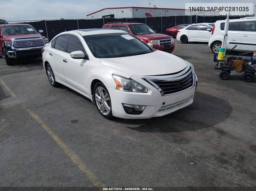 1N4BL3AP4FC281035 2015 Nissan Altima 3.5 Sl