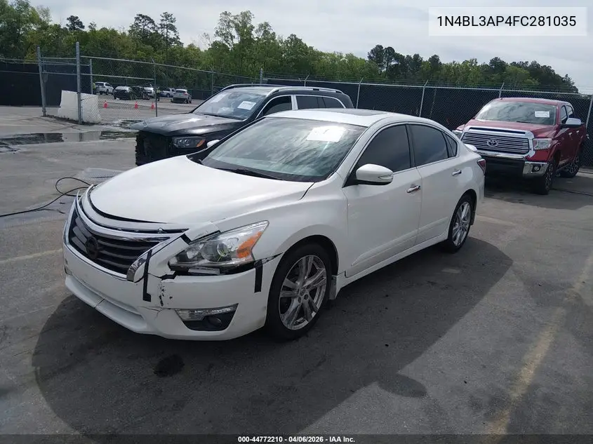 1N4BL3AP4FC281035 2015 Nissan Altima 3.5 Sl