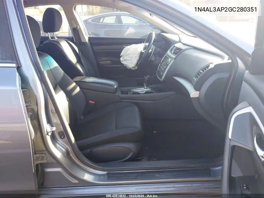 1N4AL3AP2GC280351 2016 Nissan Altima 2.5 Sr