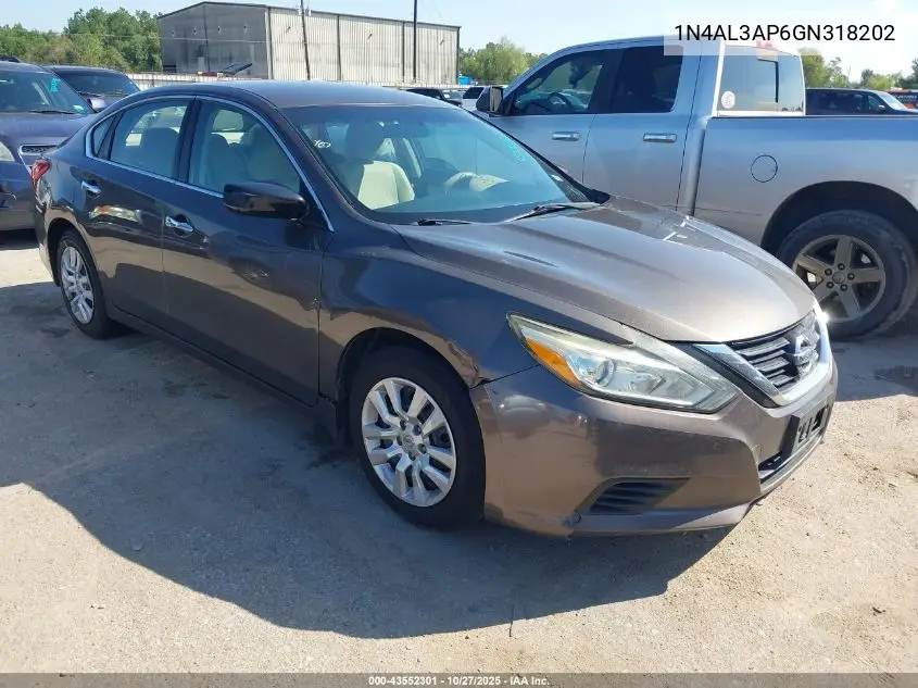 1N4AL3AP6GN318202 2016 Nissan Altima 2.5 S