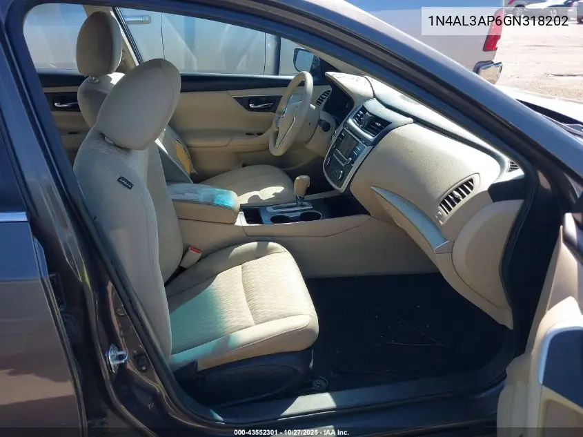 1N4AL3AP6GN318202 2016 Nissan Altima 2.5 S