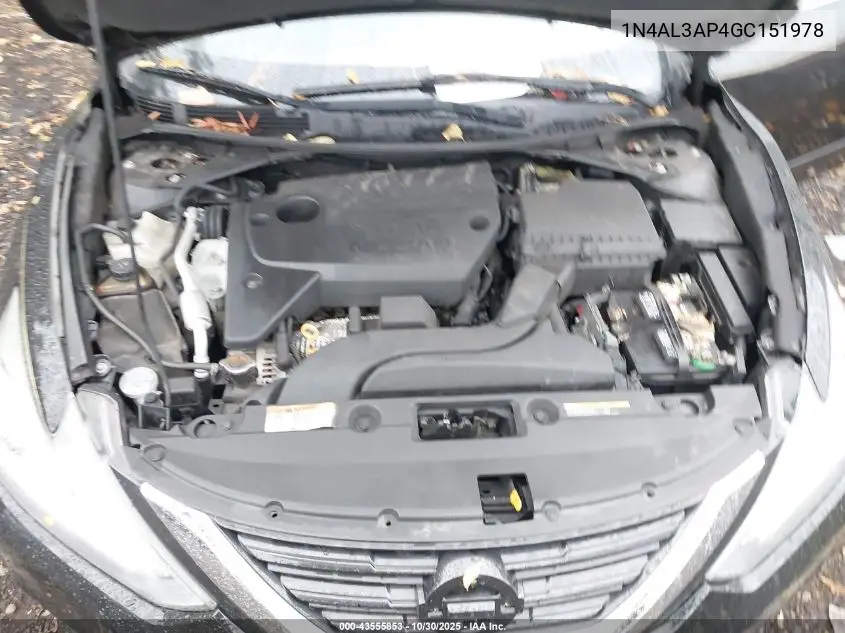 1N4AL3AP4GC151978 2016 Nissan Altima 2.5 Sl