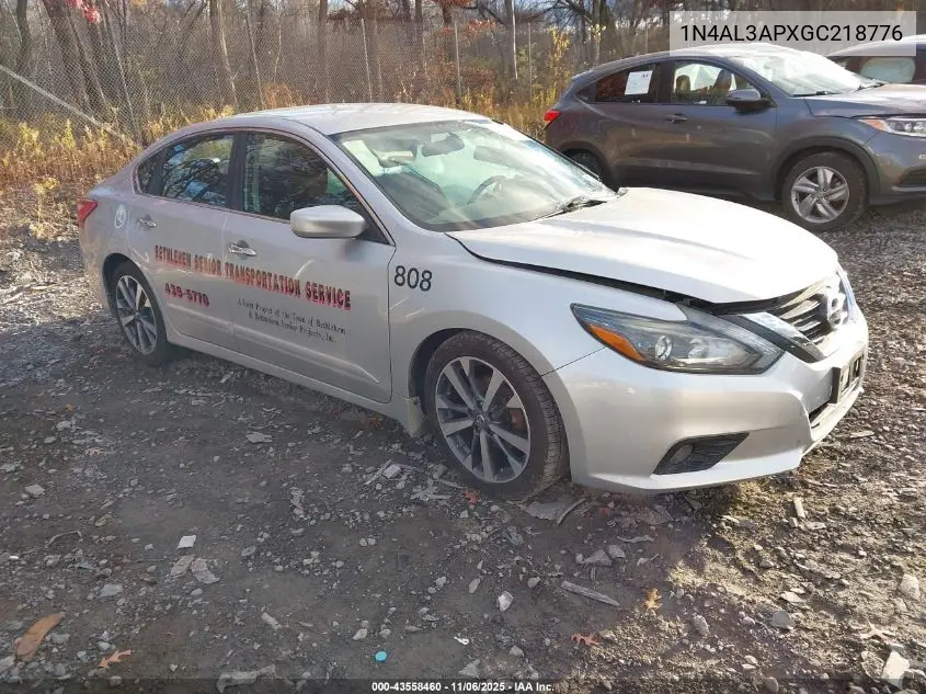 1N4AL3APXGC218776 2016 Nissan Altima 2.5 Sr