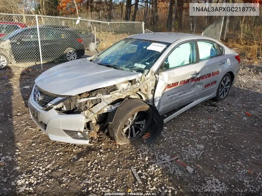1N4AL3APXGC218776 2016 Nissan Altima 2.5 Sr