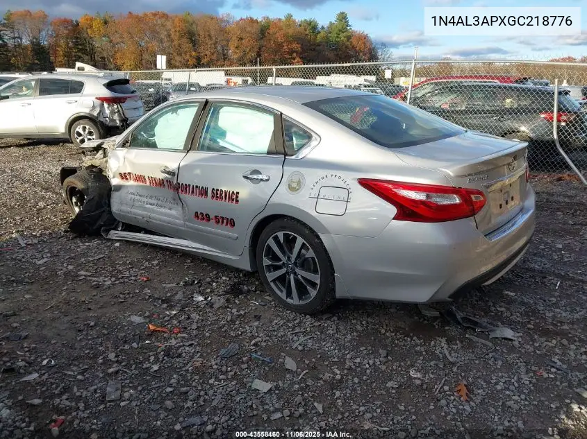 1N4AL3APXGC218776 2016 Nissan Altima 2.5 Sr