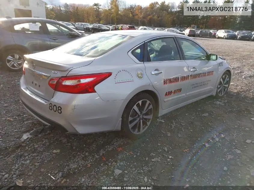 1N4AL3APXGC218776 2016 Nissan Altima 2.5 Sr