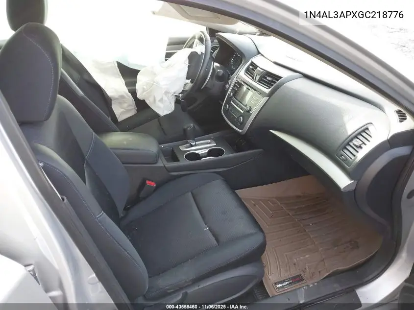 1N4AL3APXGC218776 2016 Nissan Altima 2.5 Sr