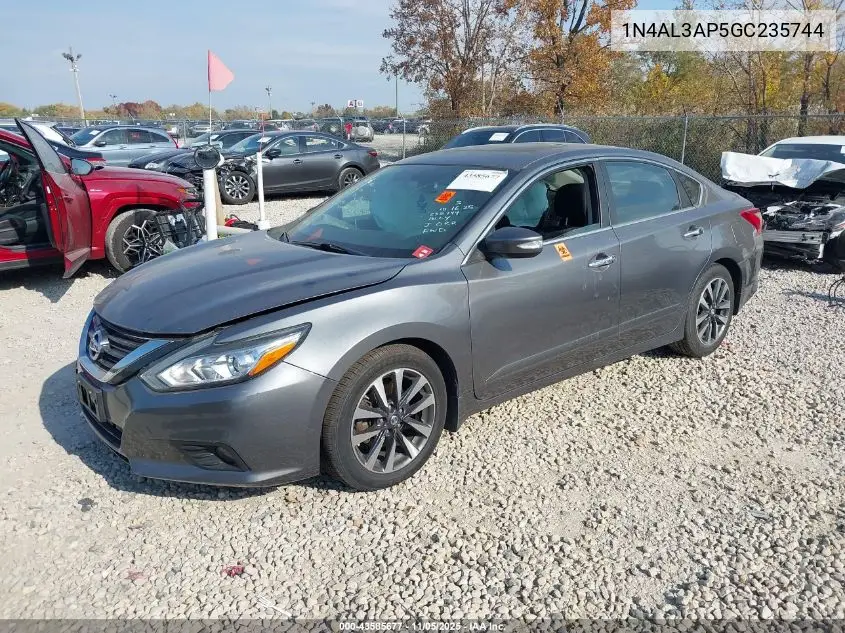 1N4AL3AP5GC235744 2016 Nissan Altima 2.5 Sv