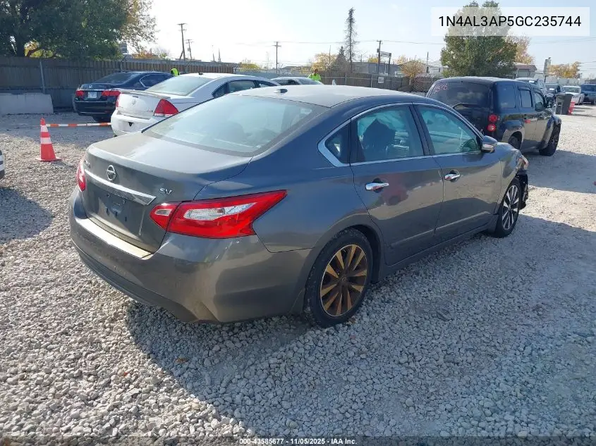 1N4AL3AP5GC235744 2016 Nissan Altima 2.5 Sv