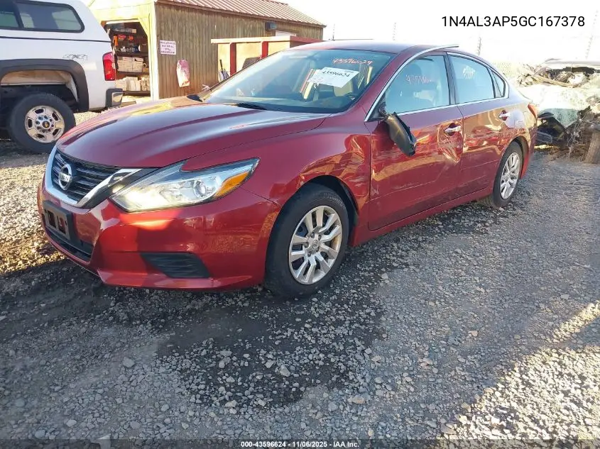 1N4AL3AP5GC167378 2016 Nissan Altima 2.5/2.5 S/2.5 Sl/2.5 Sr/2.5 Sv
