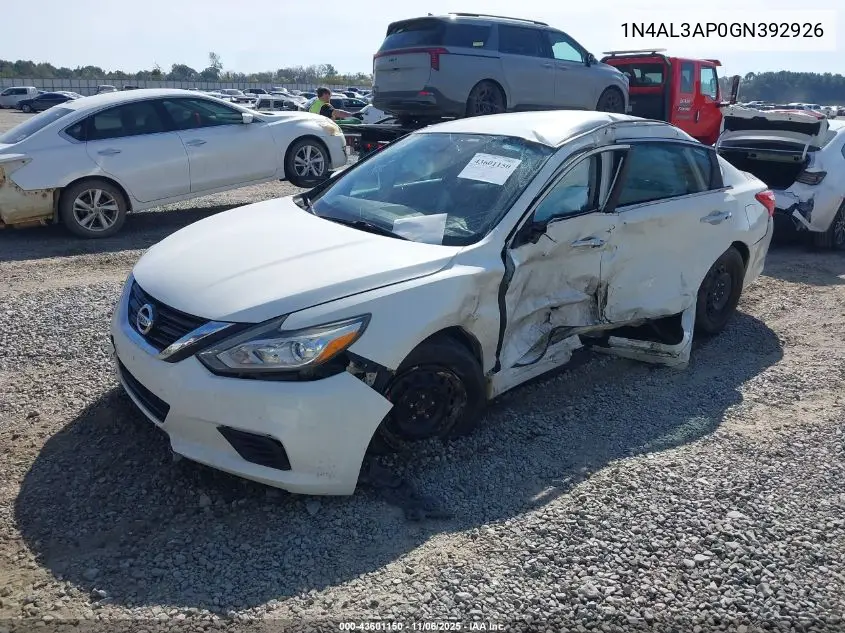 1N4AL3AP0GN392926 2016 Nissan Altima 2.5 S