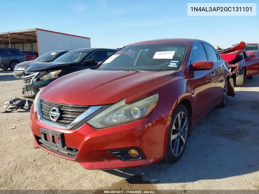 1N4AL3AP2GC131101 2016 Nissan Altima 2.5 Sr