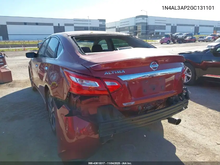1N4AL3AP2GC131101 2016 Nissan Altima 2.5 Sr