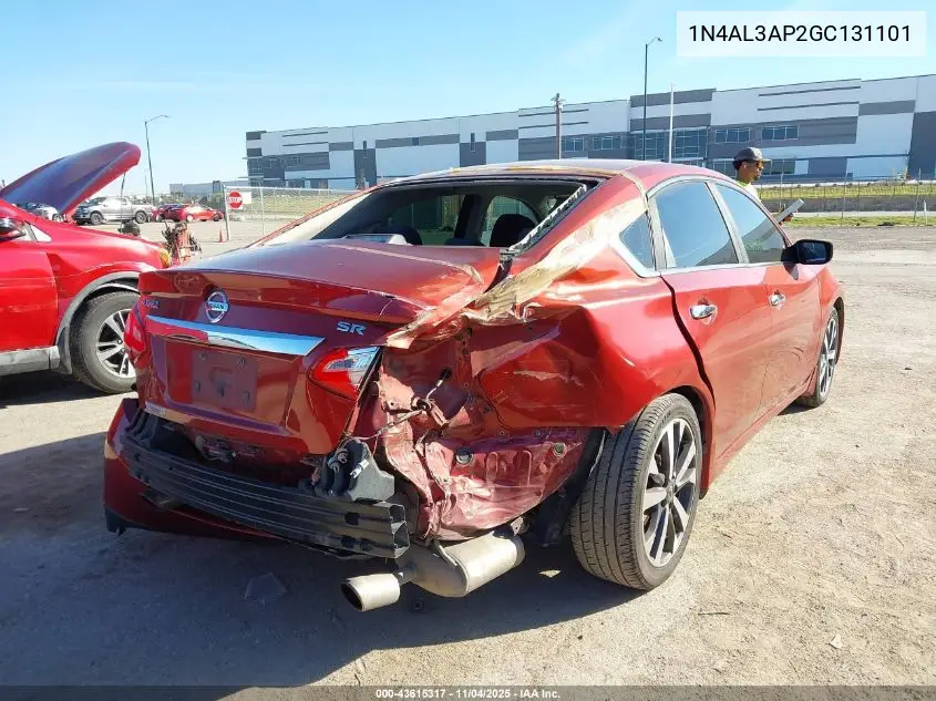 1N4AL3AP2GC131101 2016 Nissan Altima 2.5 Sr