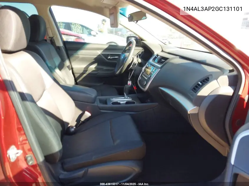 1N4AL3AP2GC131101 2016 Nissan Altima 2.5 Sr