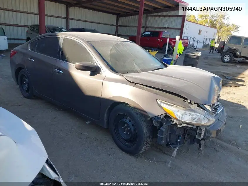 1N4AL3APXGN305940 2016 Nissan Altima 2.5/2.5 S/2.5 Sl/2.5 Sr/2.5 Sv