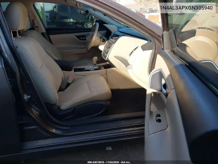 1N4AL3APXGN305940 2016 Nissan Altima 2.5/2.5 S/2.5 Sl/2.5 Sr/2.5 Sv