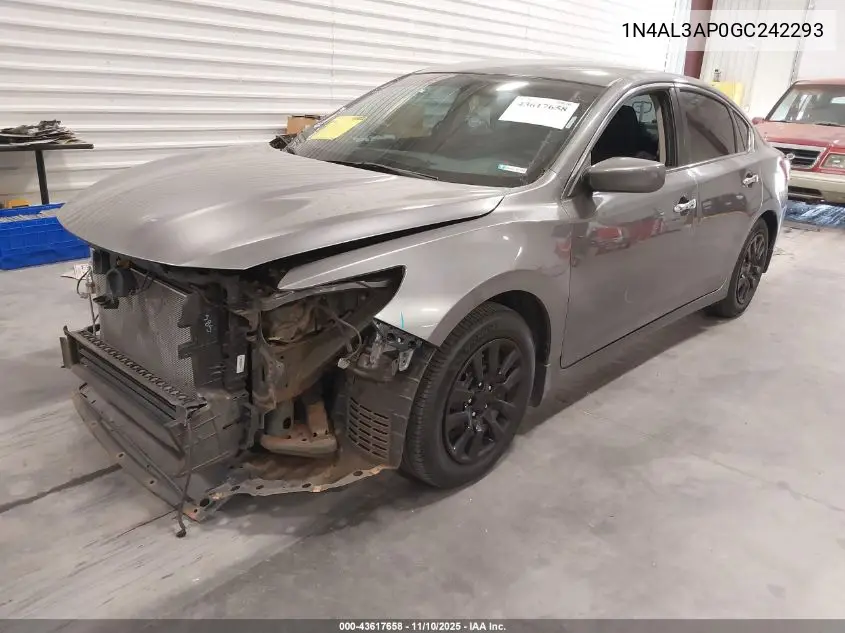 1N4AL3AP0GC242293 2016 Nissan Altima 2.5 S