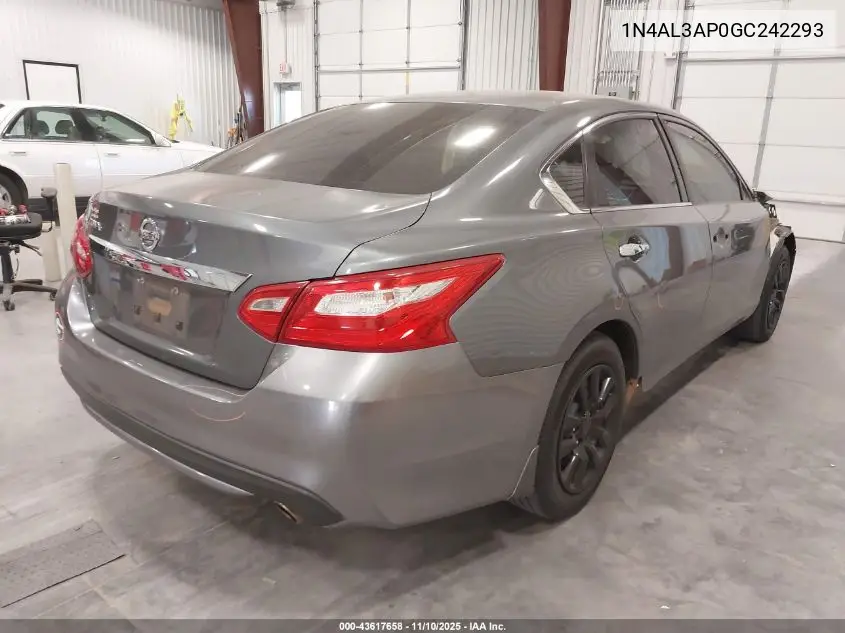 1N4AL3AP0GC242293 2016 Nissan Altima 2.5 S
