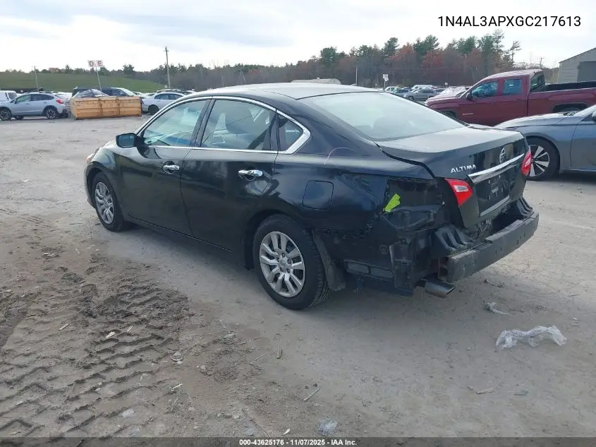 1N4AL3APXGC217613 2016 Nissan Altima 2.5/2.5 S/2.5 Sl/2.5 Sr/2.5 Sv
