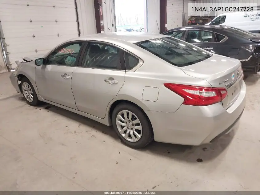 1N4AL3AP1GC247728 2016 Nissan Altima 2.5/2.5 S/2.5 Sl/2.5 Sr/2.5 Sv