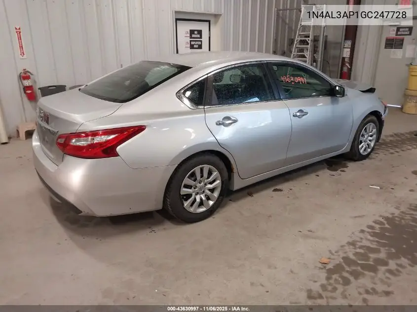 1N4AL3AP1GC247728 2016 Nissan Altima 2.5/2.5 S/2.5 Sl/2.5 Sr/2.5 Sv