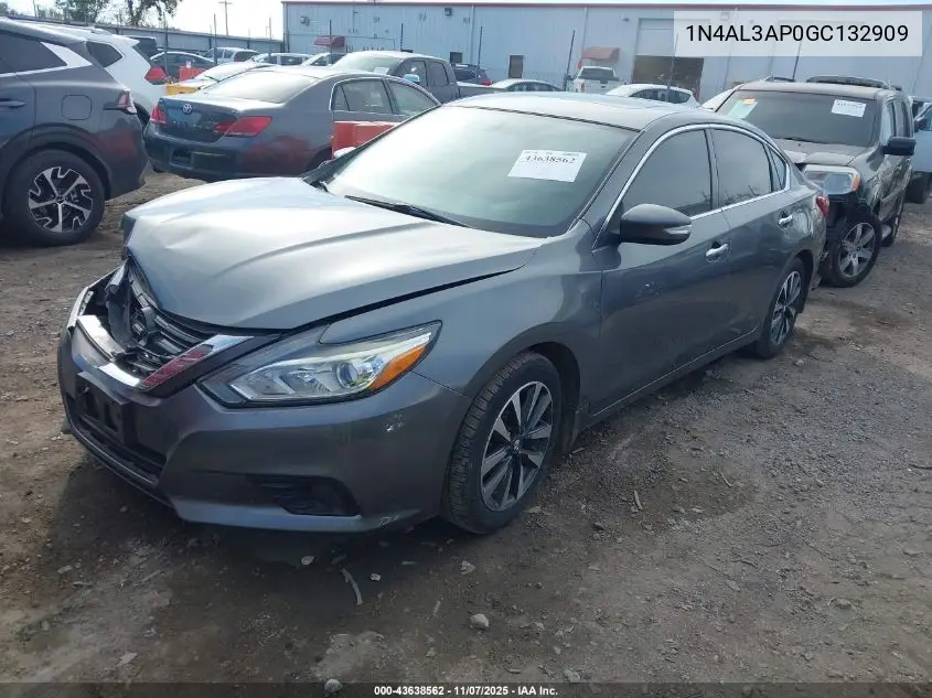 1N4AL3AP0GC132909 2016 Nissan Altima 2.5 Sv