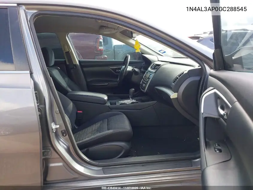 1N4AL3AP0GC288545 2016 Nissan Altima 2.5 Sv