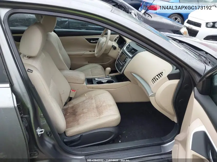 1N4AL3APXGC173192 2016 Nissan Altima 2.5/2.5 S/2.5 Sl/2.5 Sr/2.5 Sv