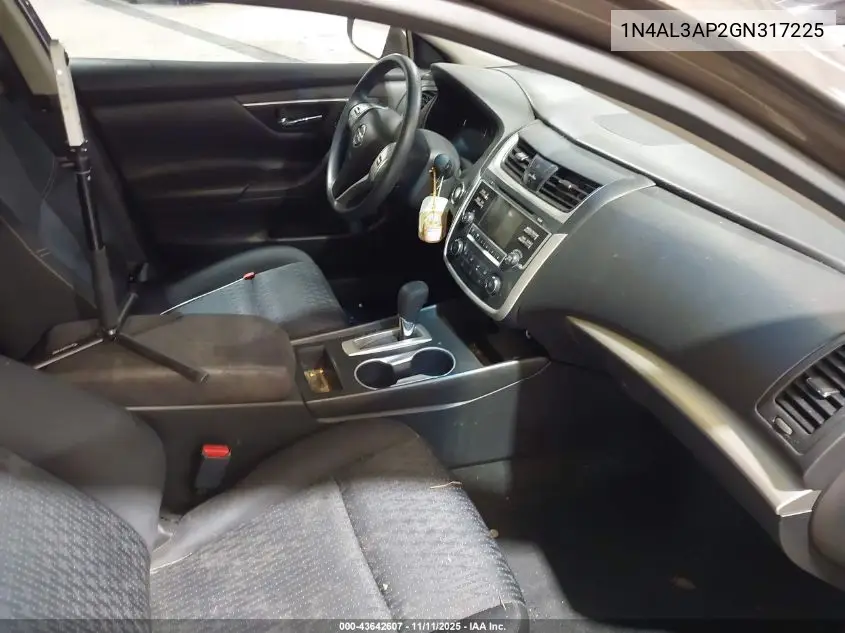 1N4AL3AP2GN317225 2016 Nissan Altima 2.5 S