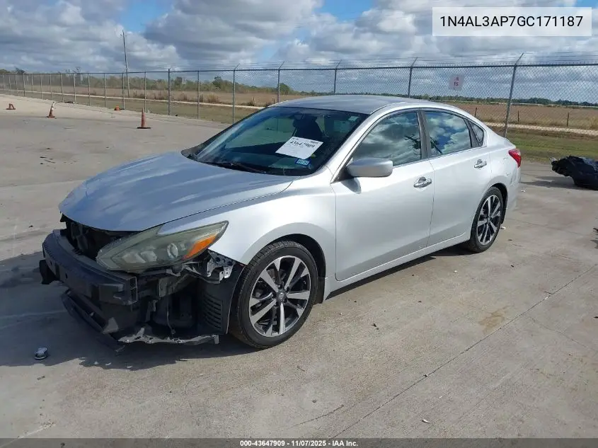 1N4AL3AP7GC171187 2016 Nissan Altima 2.5 Sr