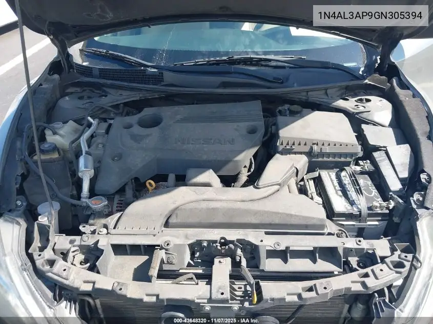 1N4AL3AP9GN305394 2016 Nissan Altima 2.5/2.5 S/2.5 Sl/2.5 Sr/2.5 Sv