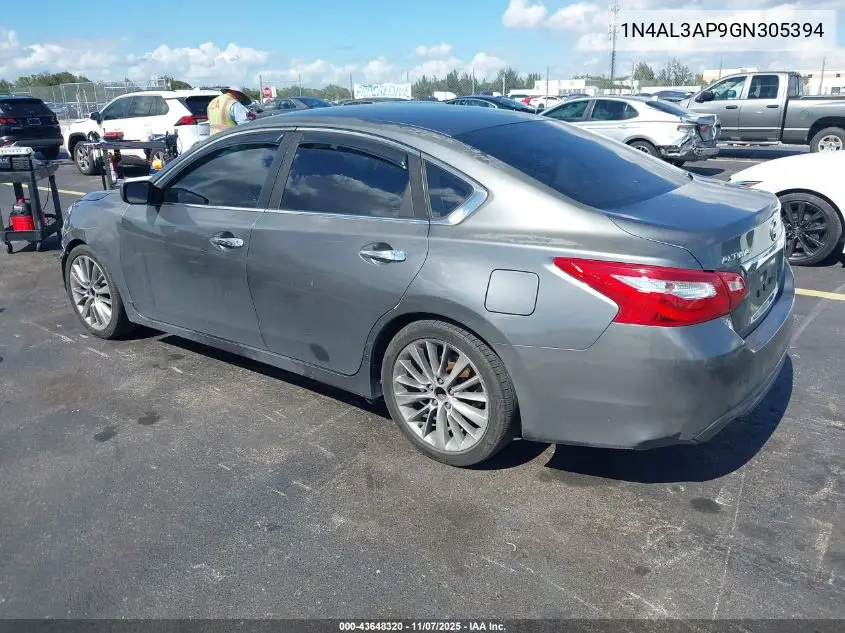 1N4AL3AP9GN305394 2016 Nissan Altima 2.5/2.5 S/2.5 Sl/2.5 Sr/2.5 Sv
